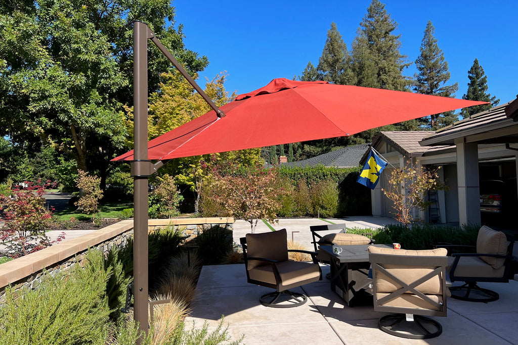Frankford 880ARU-F 13' Aurora Aluminum Crank Lift Cantilever Outdoor M – Willow Creek Designs