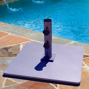 Galtech Outdoor Umbrella Steel Plate Base Stand