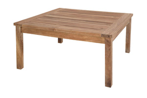 36" Square Teak Outdoor Chat Table