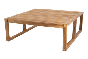 Venice 48"x48" Teak Outdoor Square Coffee Table