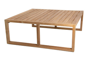 Venice 48"x48" Teak Outdoor Square Coffee Table