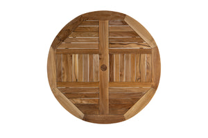 42" Round Teak Outdoor Bar/Counter Table