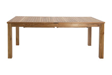 79"/120" Teak Outdoor Double Leaf Expansion Dining Table