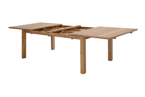 79"/120" Teak Outdoor Double Leaf Expansion Dining Table