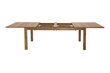 79"/120" Teak Outdoor Double Leaf Expansion Dining Table