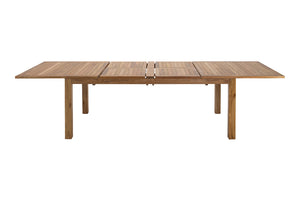 79"/120" Teak Outdoor Double Leaf Expansion Dining Table