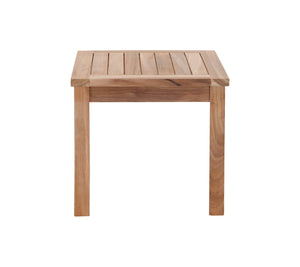 6 pc Huntington Teak Outdoor Deep Seating Group with 36" Chat Table. Sunbrella Cushion