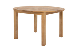 48" Round Teak Outdoor Dining Table