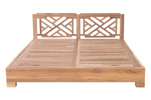 Monterey Teak Outdoor Daybed. Sunbrella Cushion.