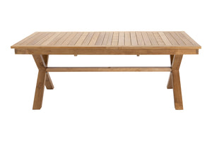 Newport 79"/102.5" Teak Outdoor Expansion Dining Table