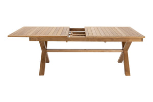 Newport 79"/102.5" Teak Outdoor Expansion Dining Table