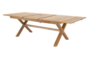 Newport 79"/102.5" Teak Outdoor Expansion Dining Table