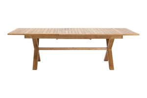 Newport 79"/102.5" Teak Outdoor Expansion Dining Table