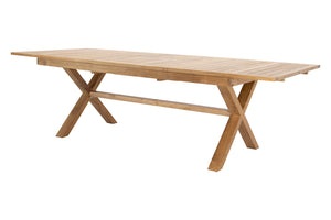 Newport 79"/102.5" Teak Outdoor Expansion Dining Table