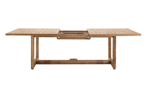 Chatsworth 79"/102.5" Teak Outdoor Expansion Dining Table