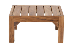 6 pc Huntington Teak Outdoor Deep Seating Group with 36" Chat Table. Sunbrella Cushion