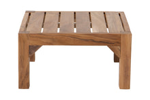 6 pc Huntington Teak Outdoor Deep Seating Group with 52" Chat Table. Sunbrella Cushion