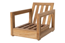 Chatsworth Teak Outdoor Club Chair. Sunbrella Cushion