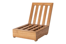 Chatsworth Teak Outdoor Armless Chair. Sunbrella Cushion