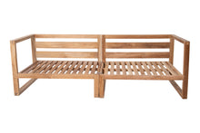 Venice Teak Outdoor Sofa. Sunbrella Cushion