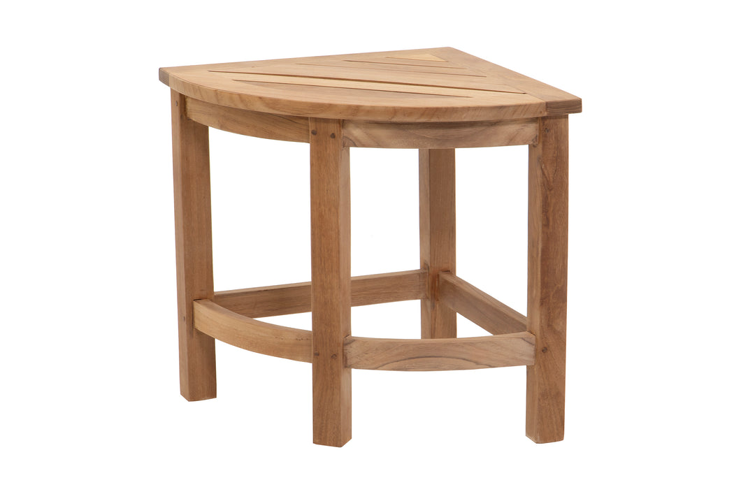 Oak Park Teak Corner Shower Footrest Stool