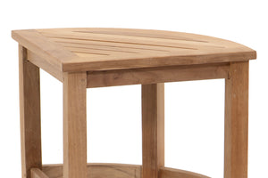 Oak Park Teak Corner Shower Footrest Stool