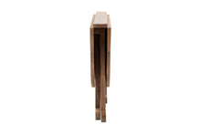 Lakeland Round Teak Outdoor Drop Leaf Table