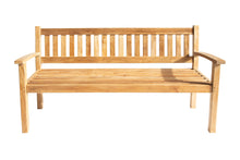 Huntington Teak Outdoor Bench. Sunbrella Cushion