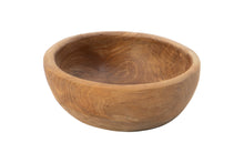 Set of 4 Teak Serving Wood Bowls (Q)
