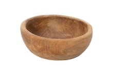 Set of 4 Teak Serving Wood Bowls (Q)