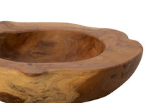 Teak Root Live Edge Decorative Bowl (H)