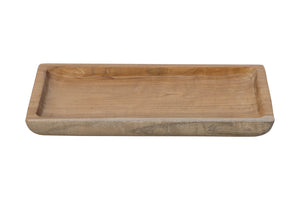 Teak Wood 12" Serving Tray (D)