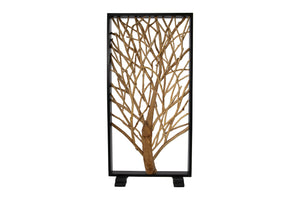 Teak Wood Branch Abstract Floor Stand