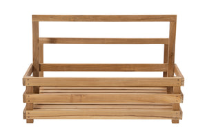 Teak Pool Storage Organizer