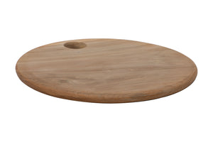Teak Round Cutting & Serving Board (T)