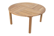 60" Round Teak Outdoor Dining Table