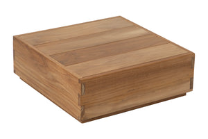 Pacific 22.5" Teak Outdoor End Table