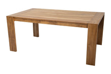 7 pc Pacific Teak Dining Set with 42" x 72" Rectangular Dining Table - 6x Arm
