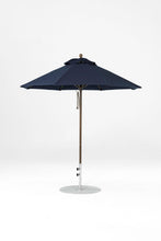 6.5'x6.5' Square Monterey Crank Lift Fiberglass Market Umbrella- No Tilt