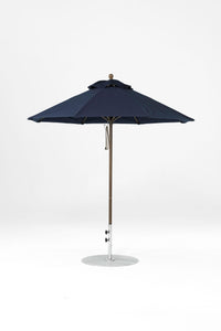 7.5'x7.5' Square Monterey Pulley Lift Fiberglass Market Umbrella