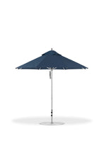 Frankford 854CAM 9' Greenwich Pulley Lift Aluminum Market Umbrella