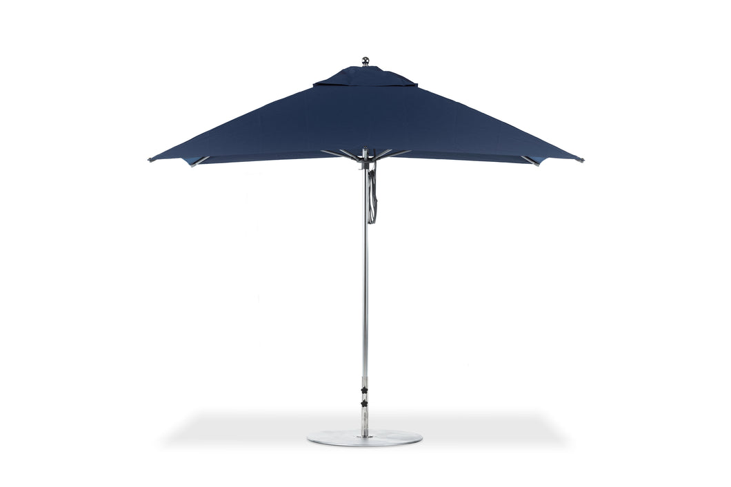 Frankford 883FM 10' x 10' G-Series Monterey Pulley Lift Giant Fiberglass Market Umbrella