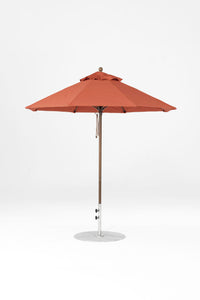 7.5' Monterey Crank Lift Fiberglass Market Umbrella- No Tilt