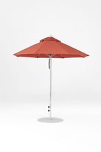 6.5'x6.5' Square Monterey Crank Lift Fiberglass Market Umbrella- No Tilt