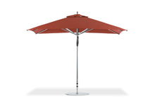 Frankford 882CAM 8.5' x 11'' G-Series Greenwich Pulley Lift Giant Aluminum Market Umbrella