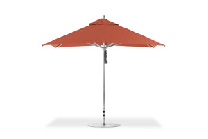 Frankford 883CAM 10' x 10'' G-Series Greenwich Pulley Lift Giant Aluminum Market Umbrella