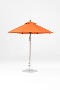 Frankford 845FMC 7.5' Monterey Crank Lift Fiberglass Market Umbrella- No Tilt