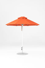 6.5'x6.5' Square Monterey Crank Lift Fiberglass Market Umbrella- No Tilt