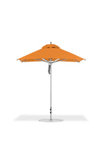 Frankford 864CAM 7.5' x 7.5' Square Greenwich Pulley Lift Aluminum Market Umbrella