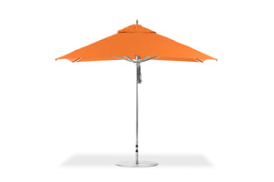 Frankford 883CAM 10' x 10'' G-Series Greenwich Pulley Lift Giant Aluminum Market Umbrella